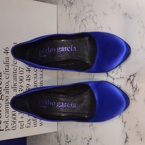 Pedro Garcia cobalt heels - Picture 3 of 5